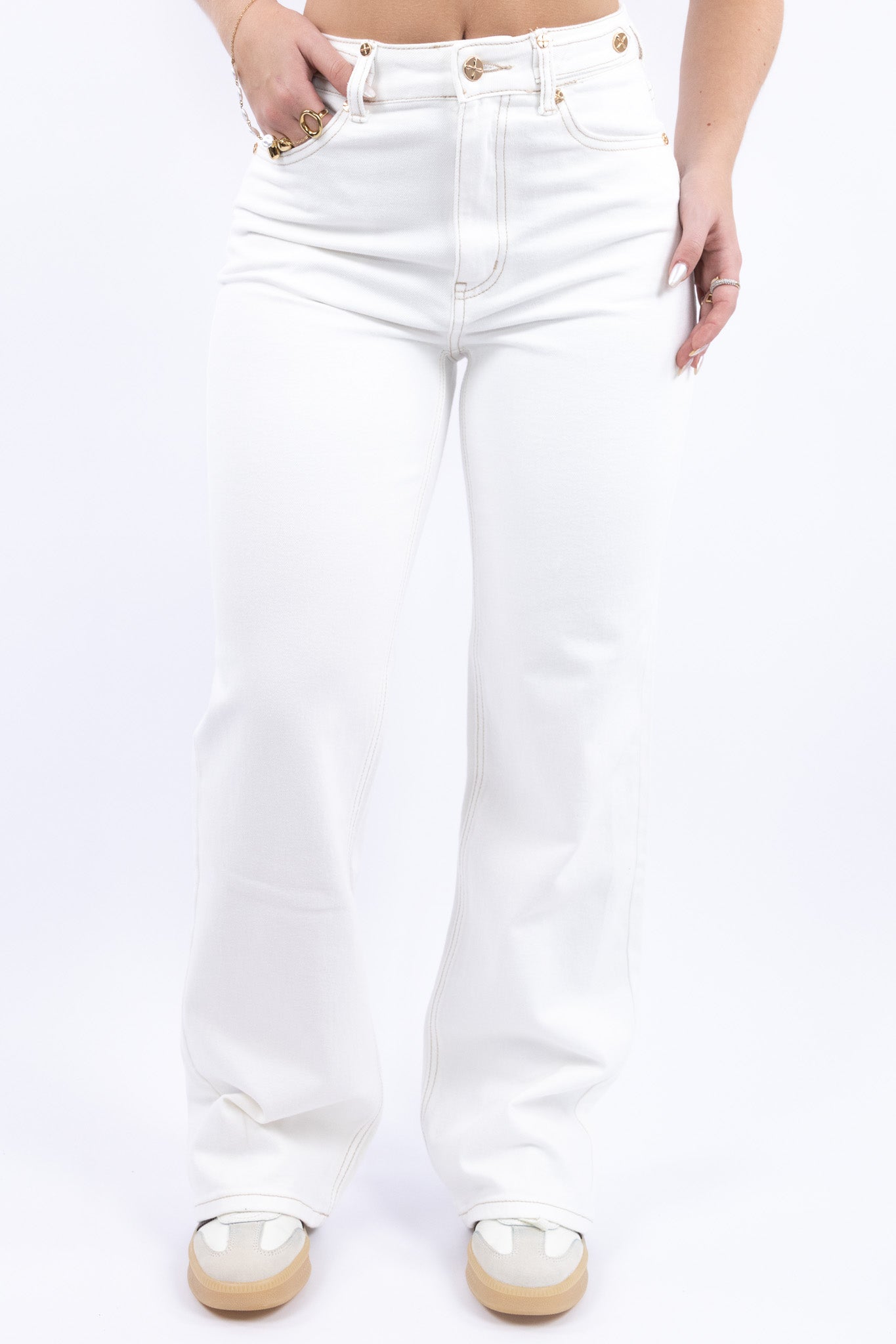 High Waist Wide Leg Jeans