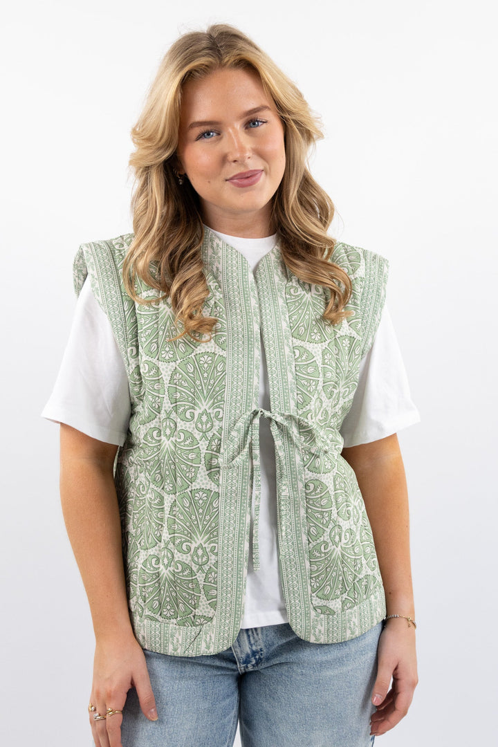 Milly flower gilet