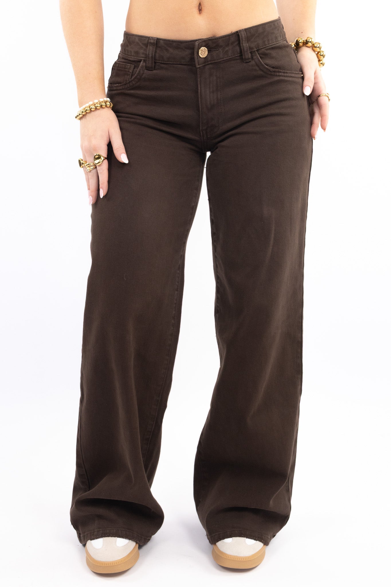 Low Waist Wide Leg Jeans