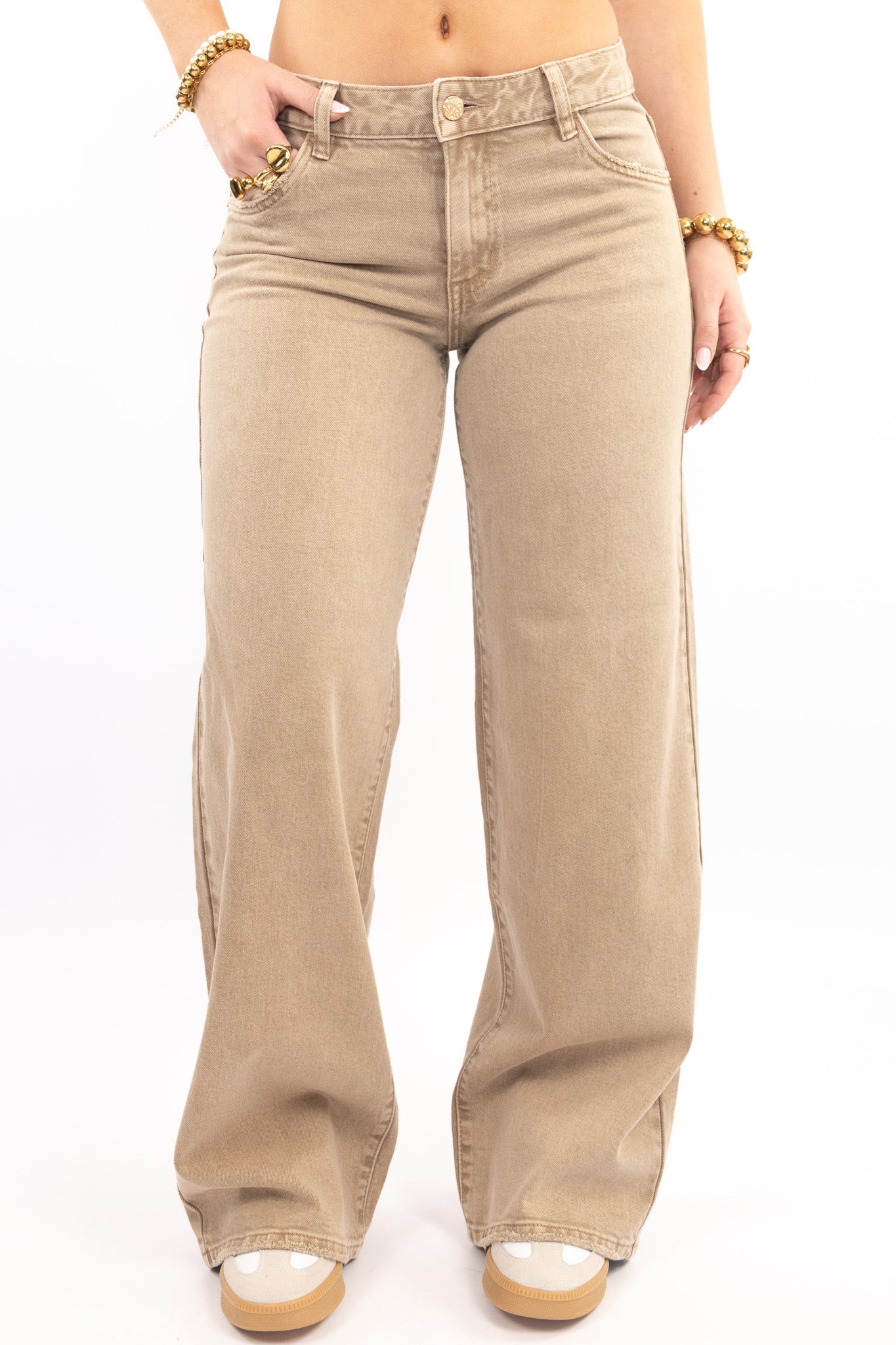 Low Waist Wide Leg Jeans