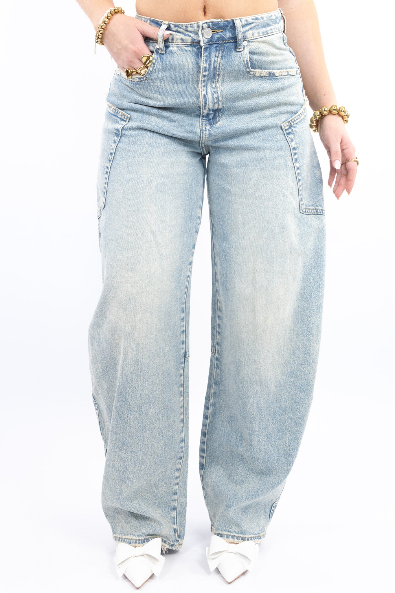 Brooklyn Cargo Balloon Jeans