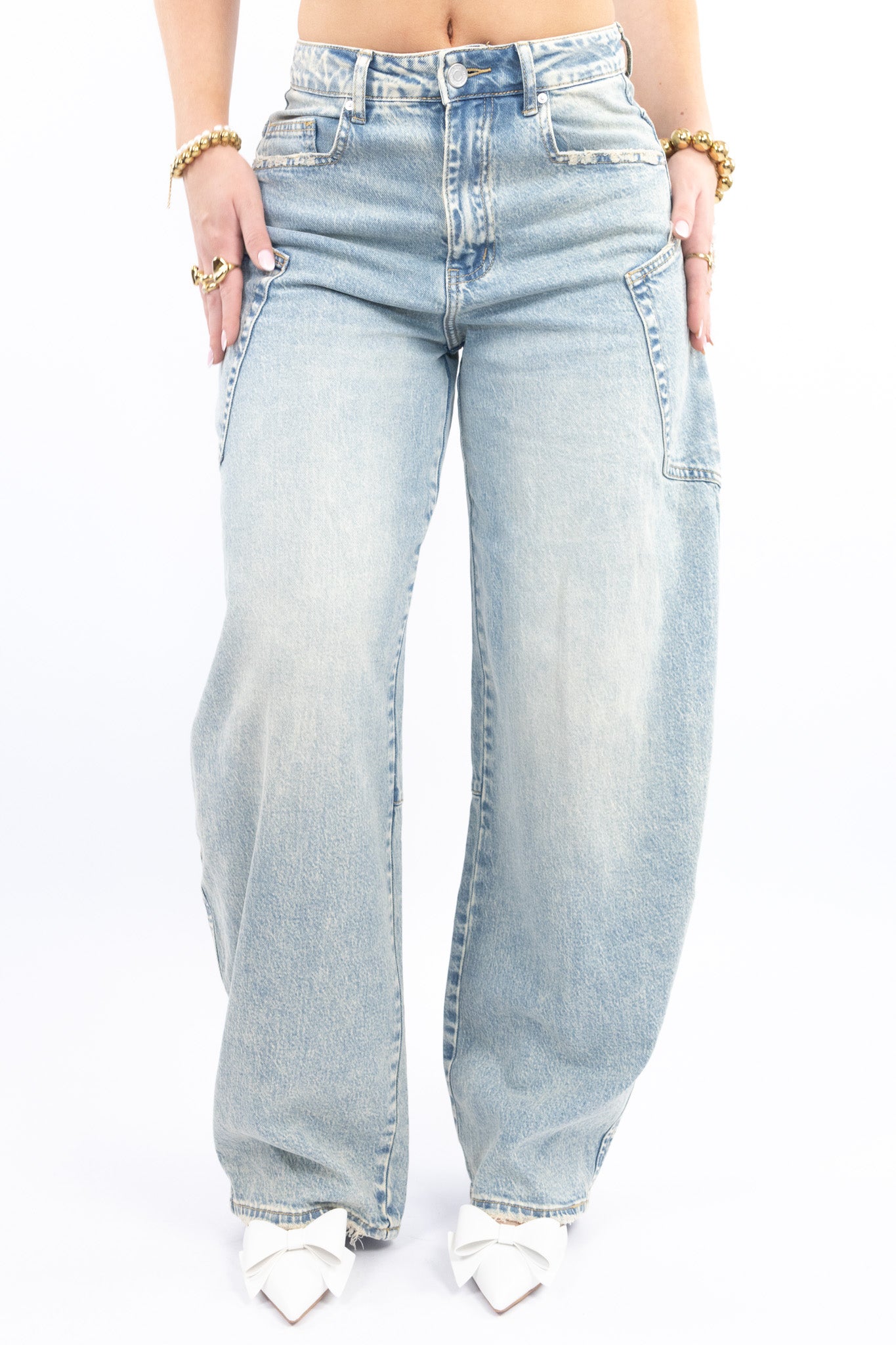 Brooklyn Cargo Balloon Jeans