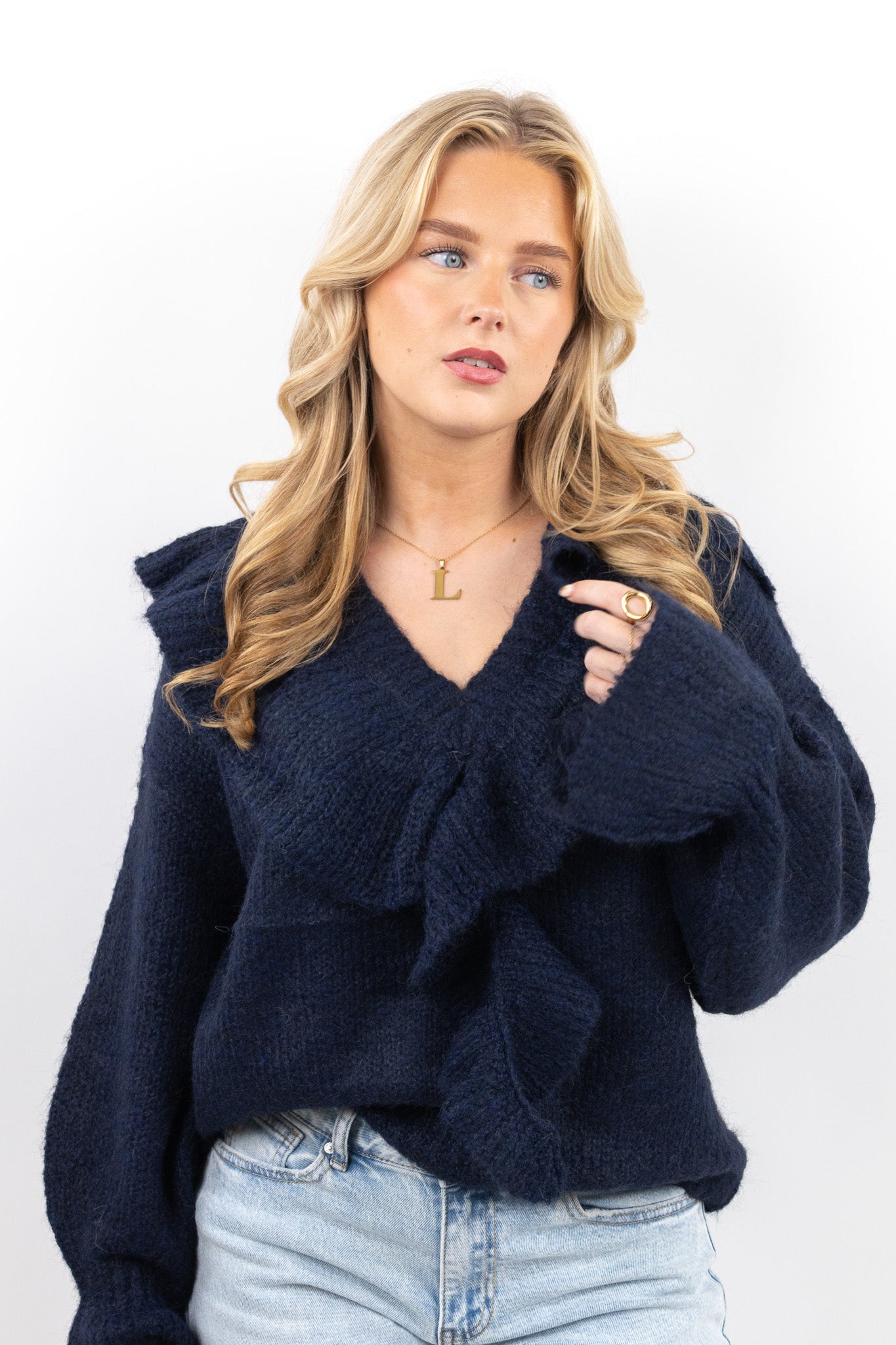 Soft Ruffle Knit