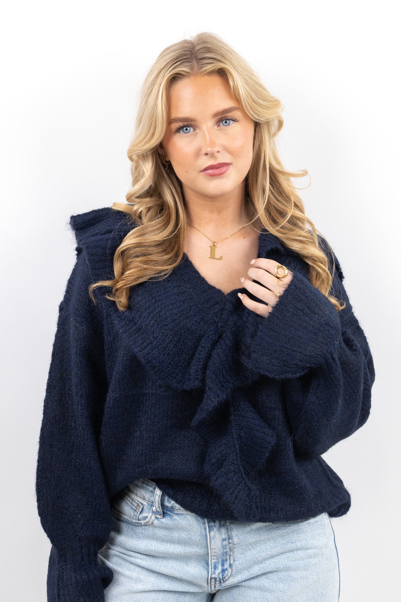 Soft Ruffle Knit