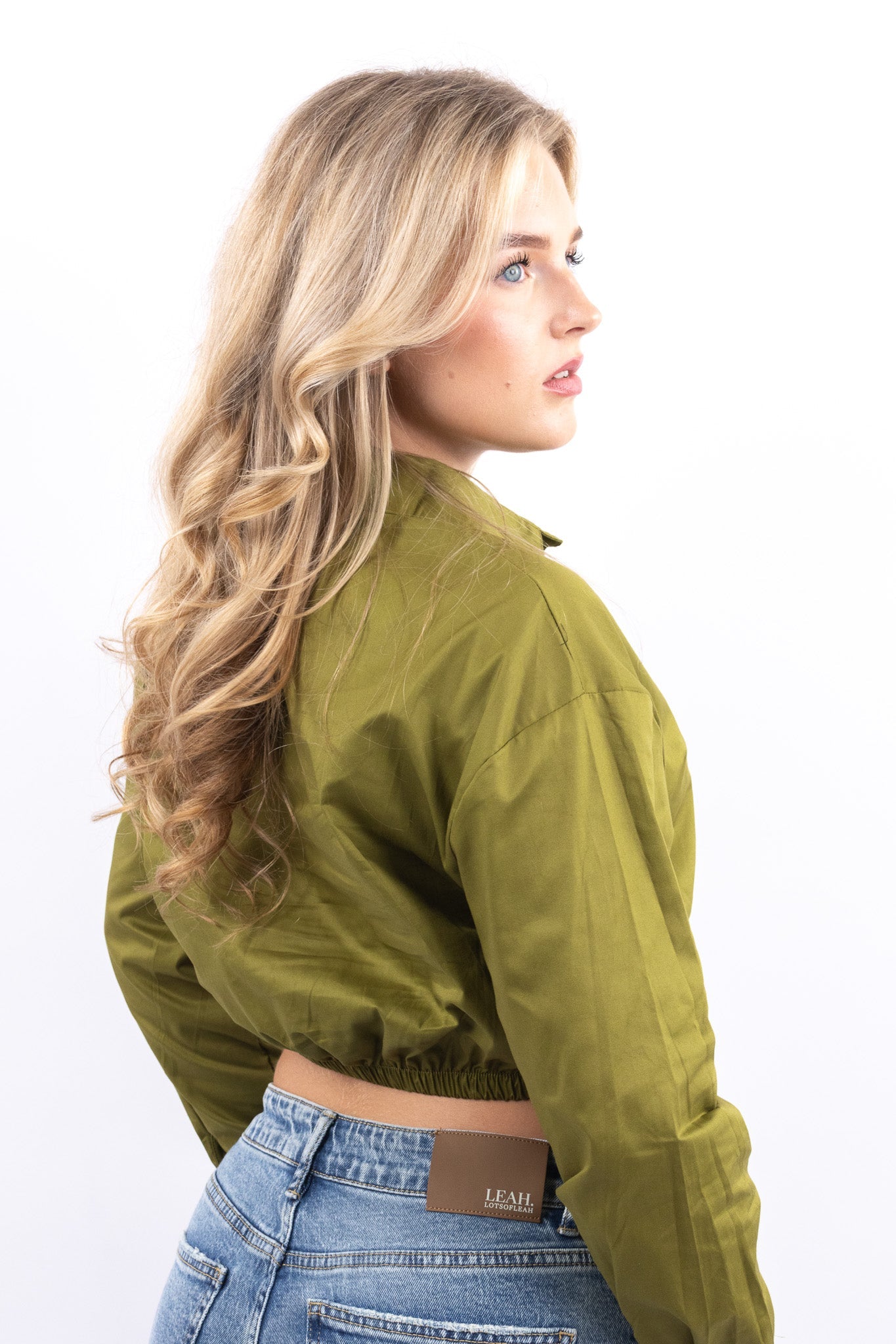 Cropped Elastic Blouse