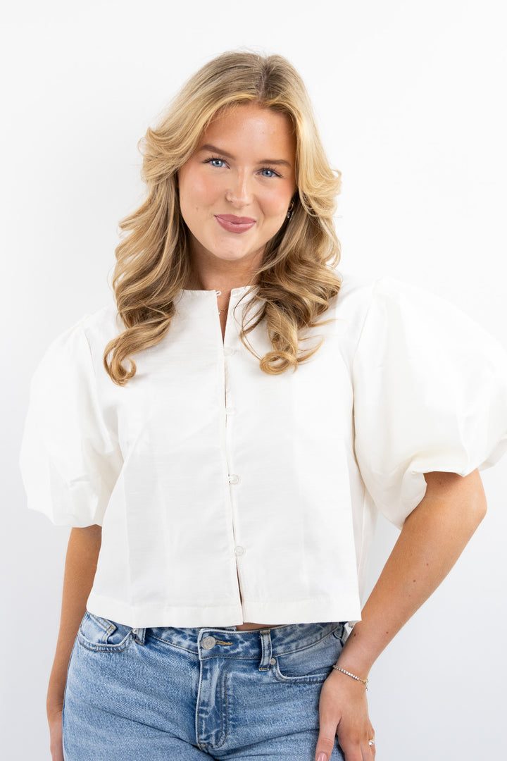 Nicky satin top