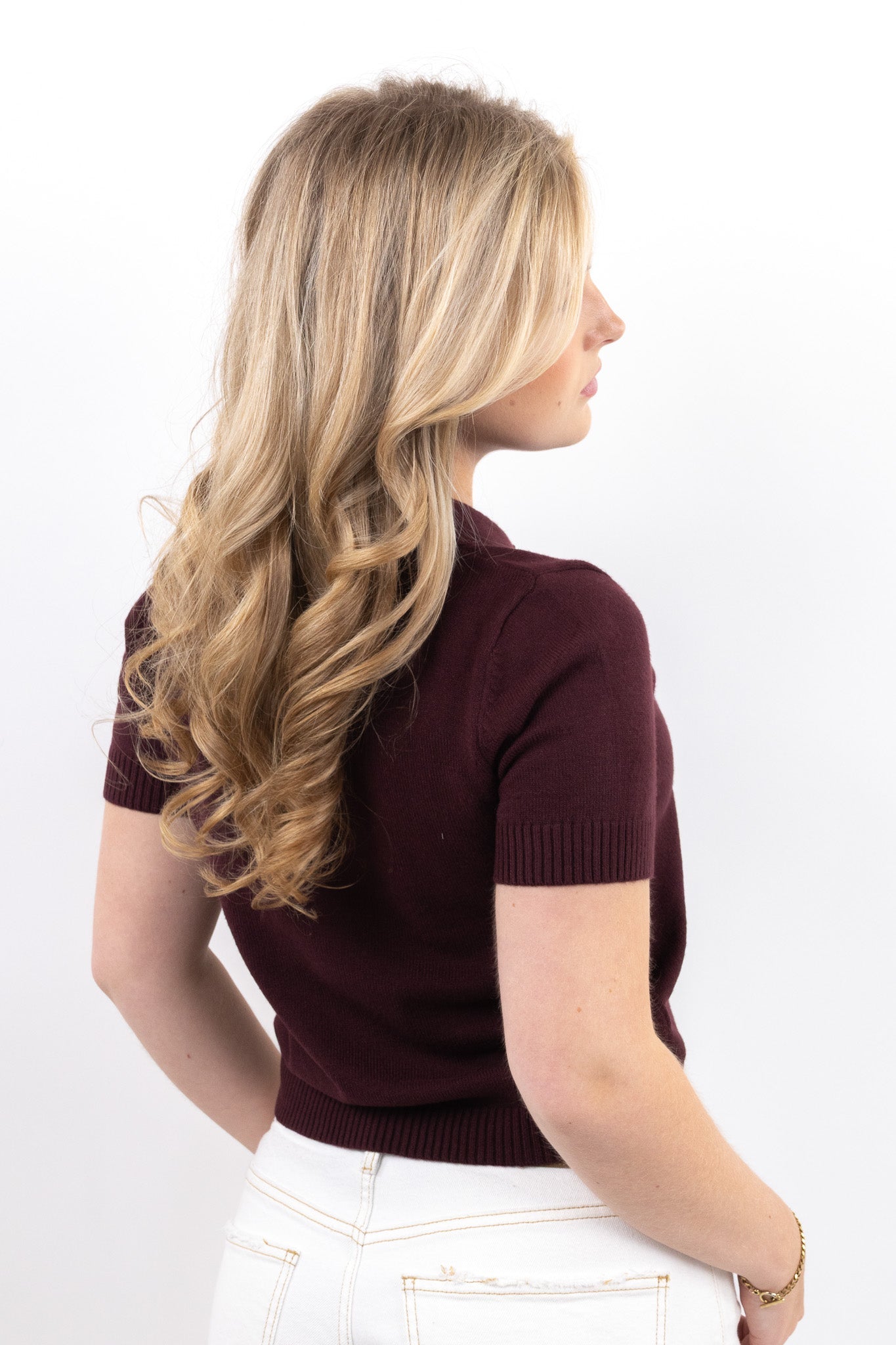 Knit Polo Top