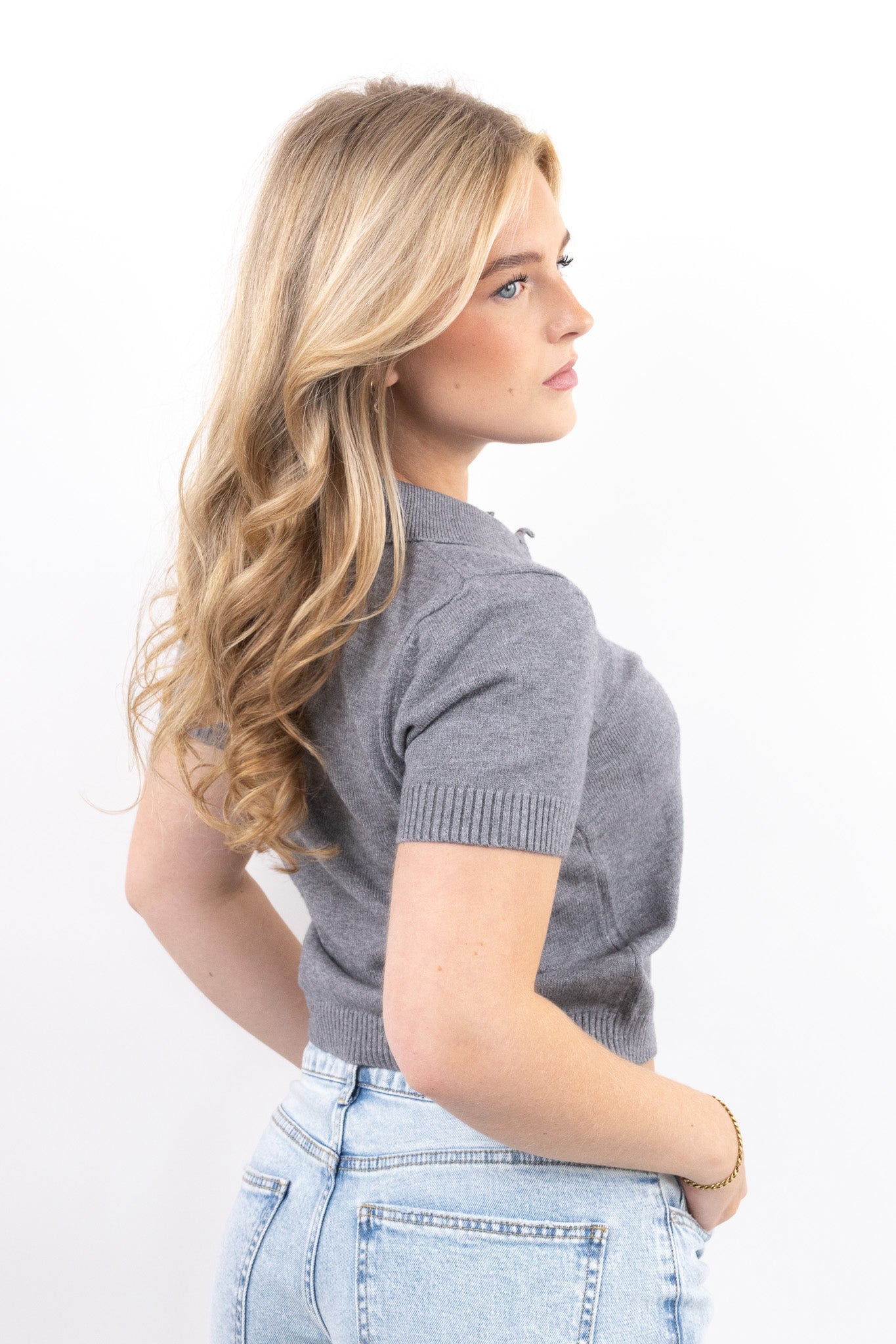 Knit Polo Top