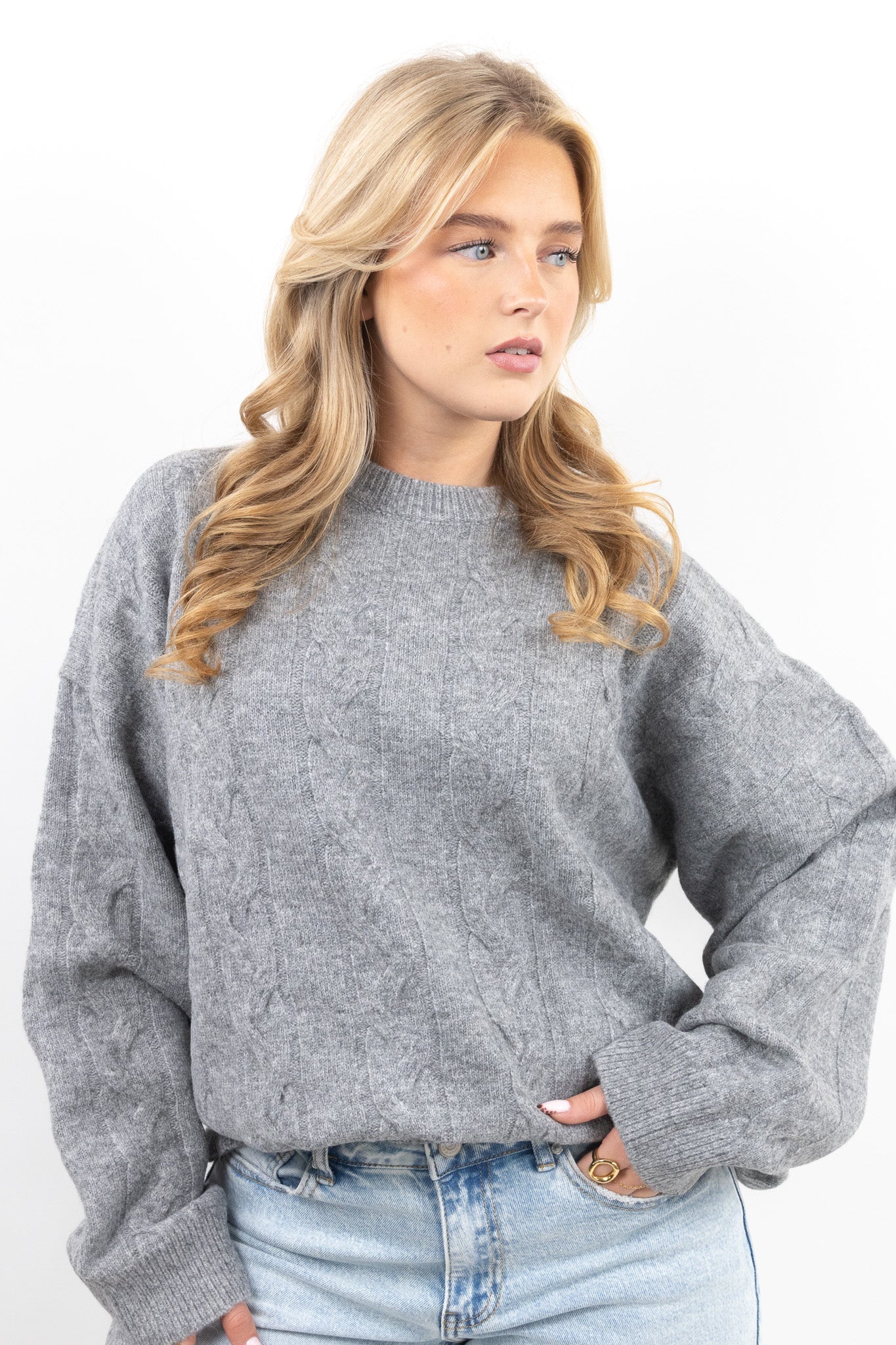 Relaxed Cable Knit
