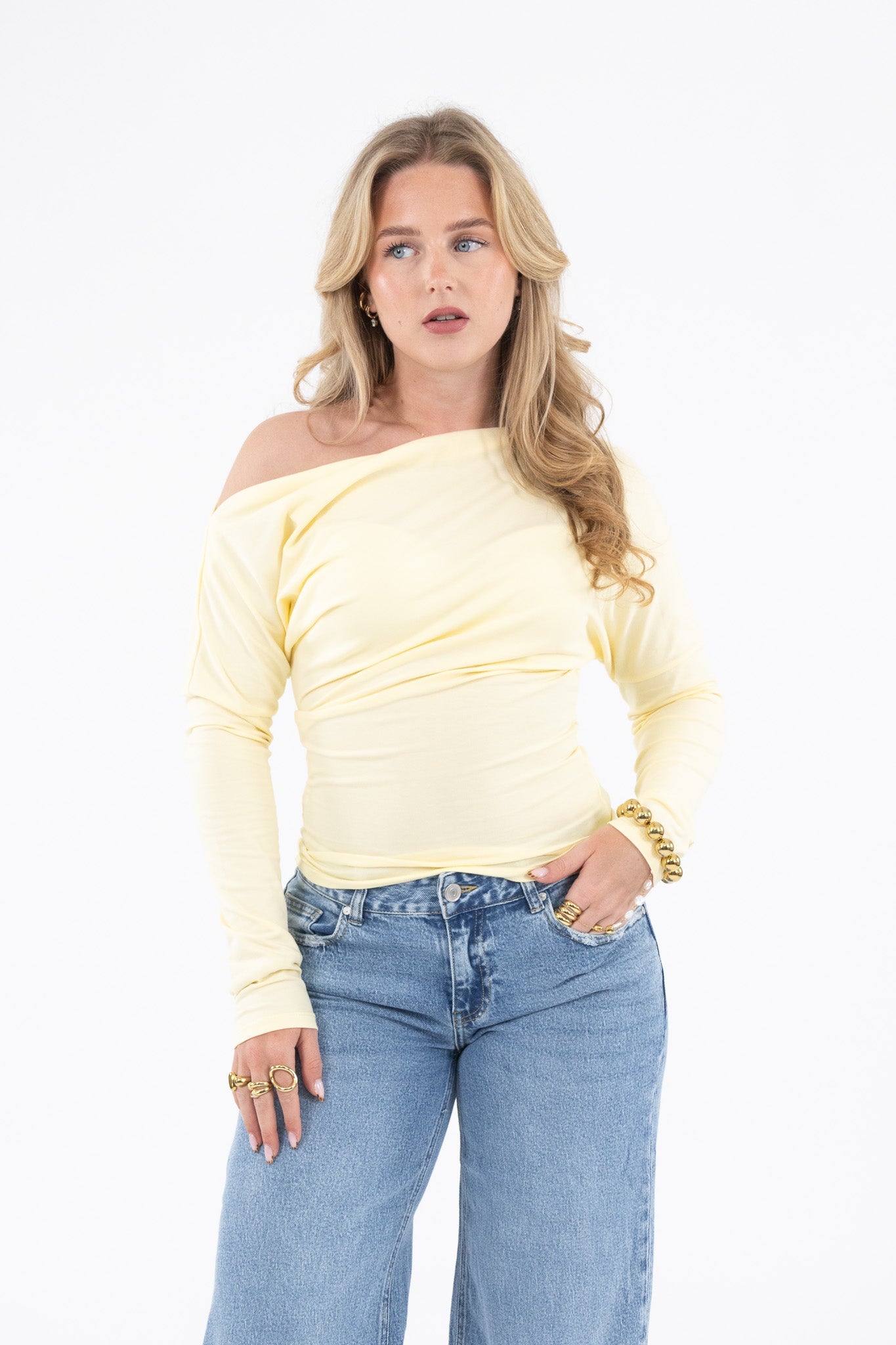 Tailored One Shoulder Top
