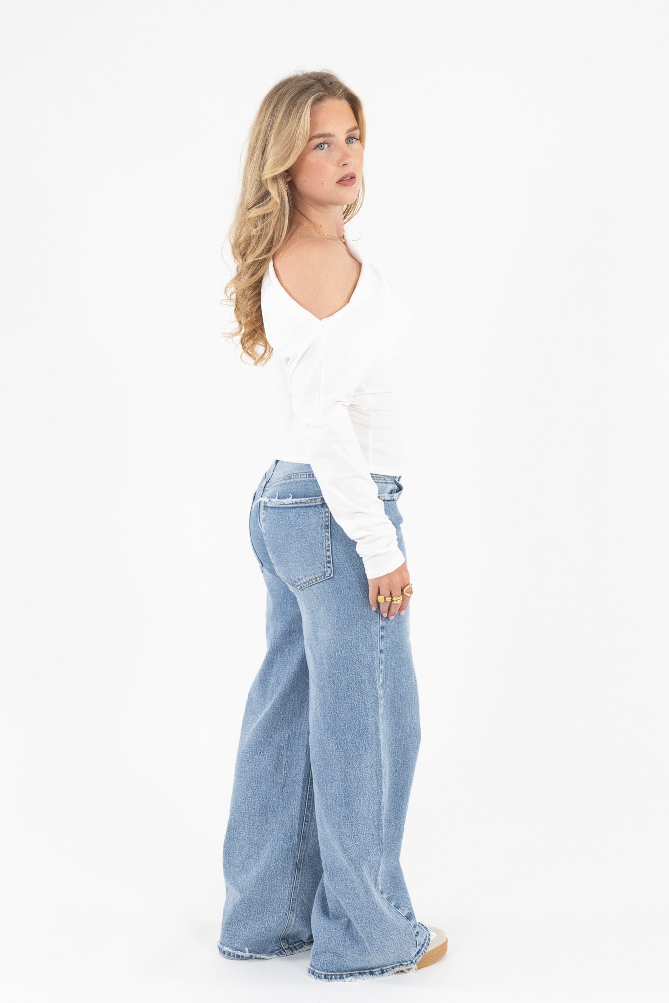 Tailored One Shoulder Top