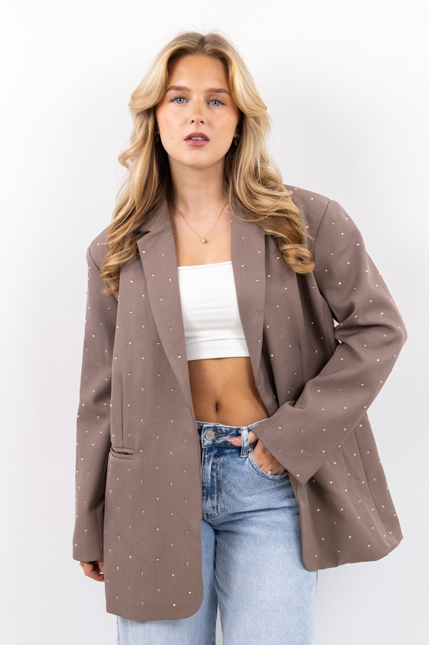 Stud Glow Blazer