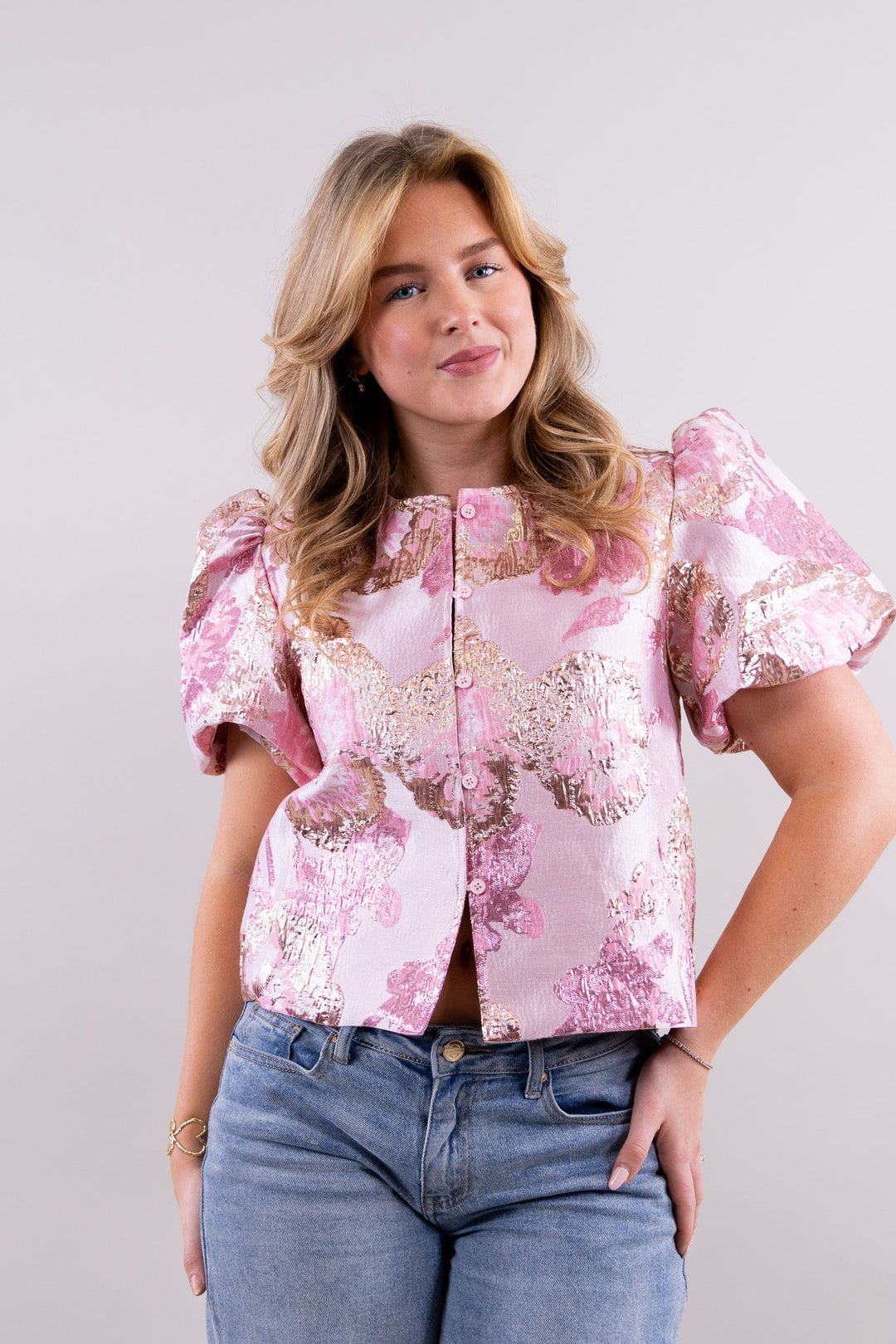 Lynn flower top