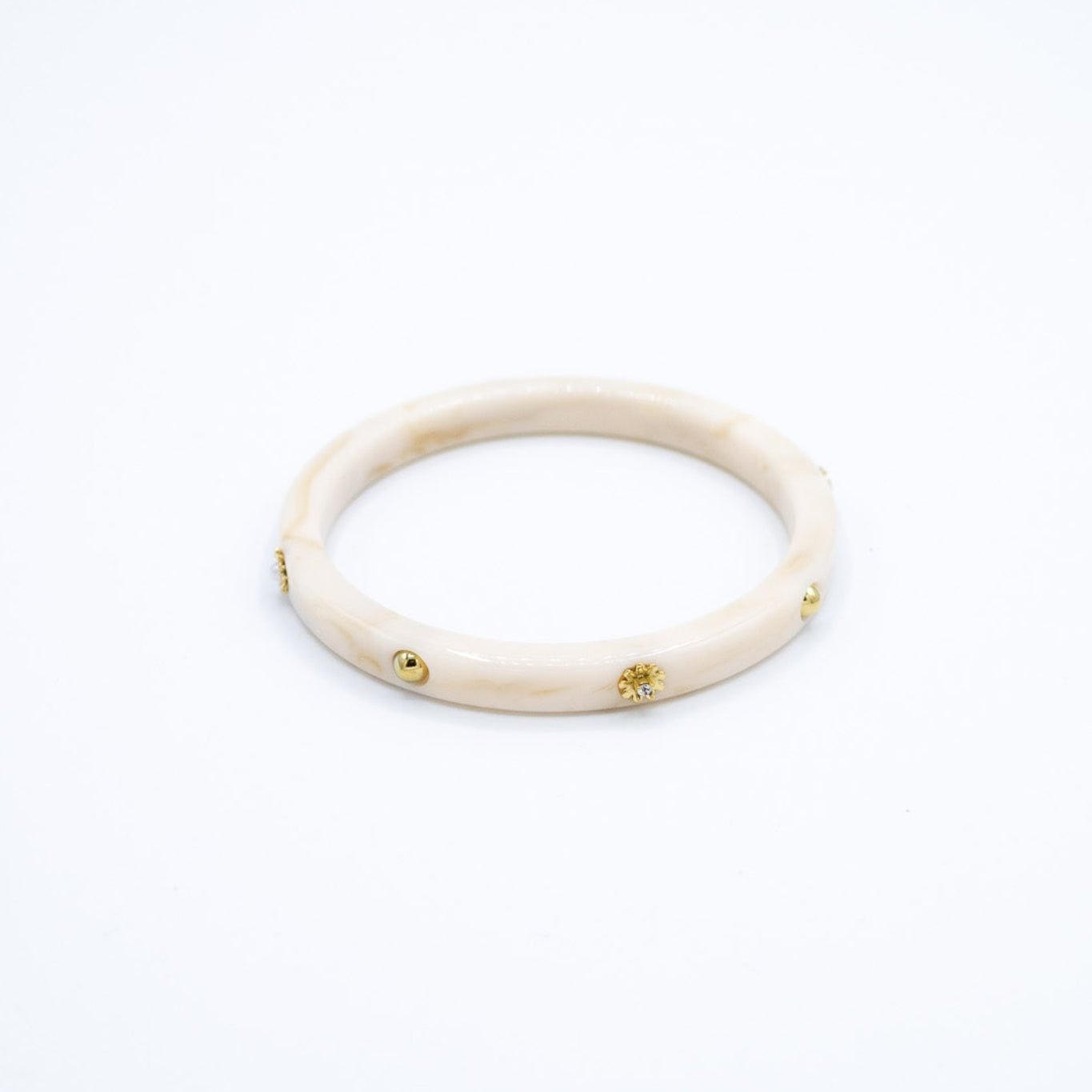Ivory Bloom Bangle