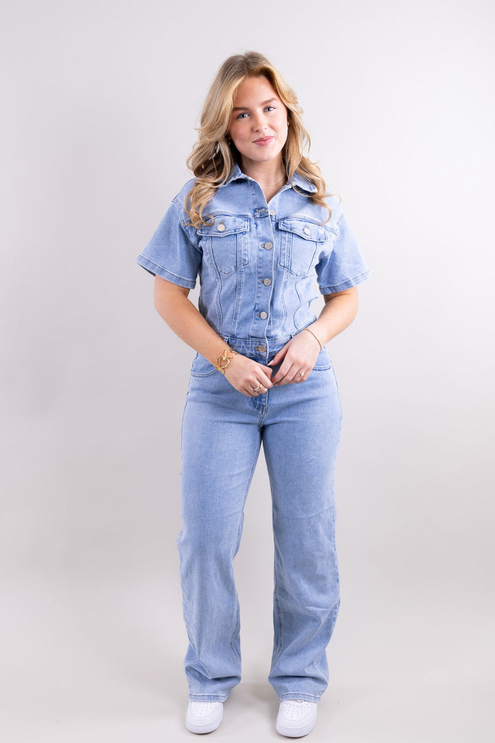 Amélie denim jumpsuit