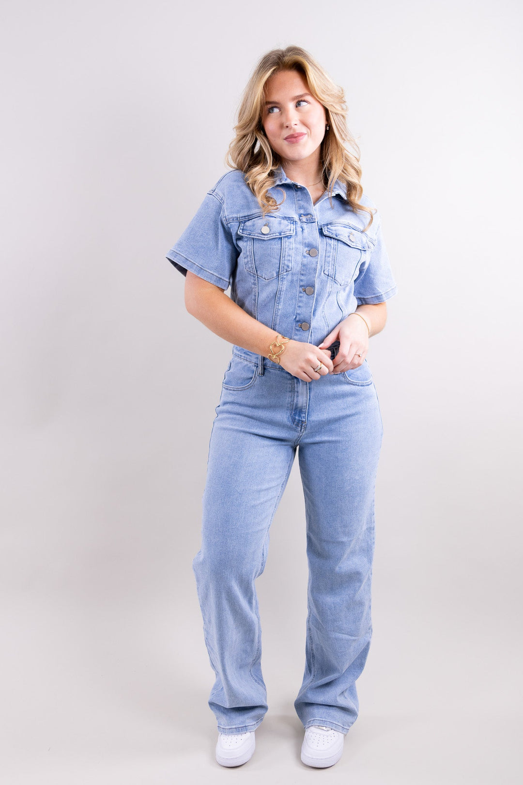 Amélie denim jumpsuit