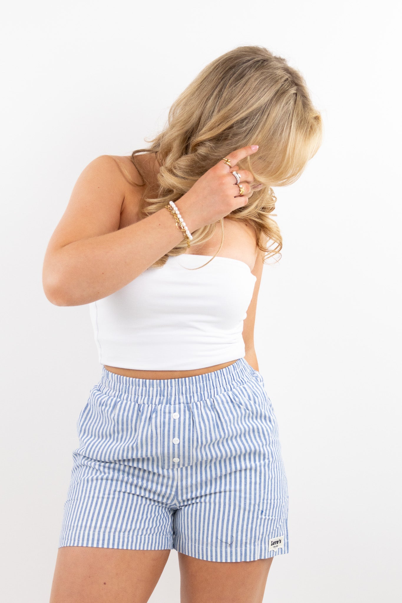 Striped beachy short
